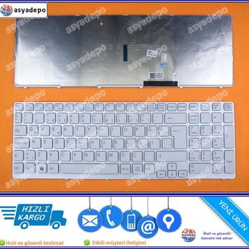 Sony Vaio 9Z-N6CBW-G1D Beyaz Klavye