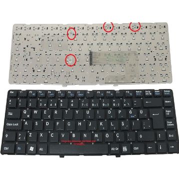 Sony Vaio PCG-7186M Klavye