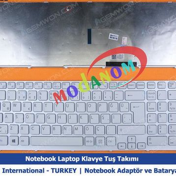 Sony Vaio SVE1512J1EW Klavye
