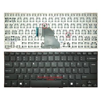 Sony Vaio SVF14217CXP Siyah Klavye