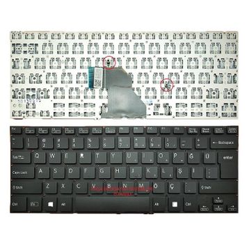 Sony Vaio SVF14217CXP Siyah Klavye