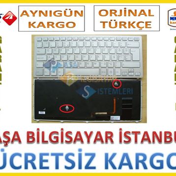 Sony Vaio SVF14N18STB Gümüş Klavye