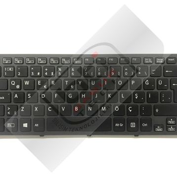 Sony Vaio SVF14N2J2E Siyah Klavye