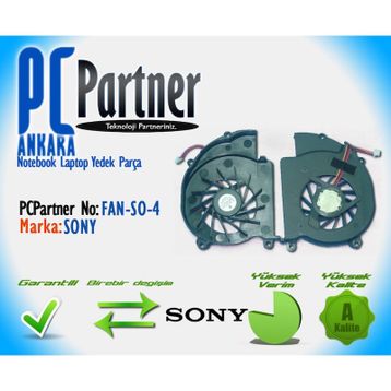 Sony Vaio VGN-FZ31ZR Uyumlu Fan