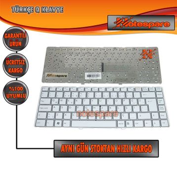 Sony Vaio VGN-NW Beyaz Klavye