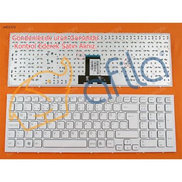 Sony Vaio VPC-EB23FX Beyaz Klavye