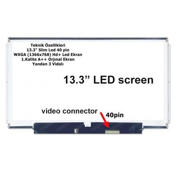 Sony Vaio VPCSB1S1E Uyumlu Notebook LCD Ekran