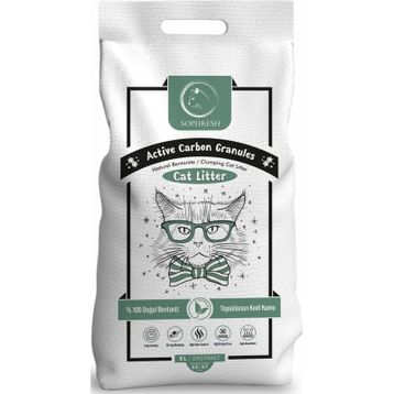 Sophresh AS250 Aktif Karbonlu Granüllü Topaklanan 5 L Kedi Kumu