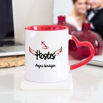 Soppigo Hostes Kalpli Kırmızı Kupa