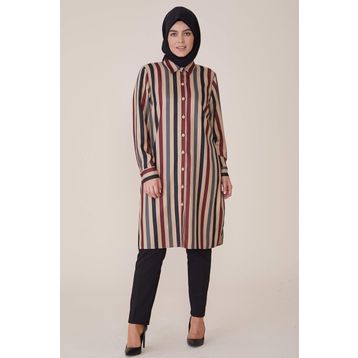 Soralline 4185 Mor Kadın Tunik