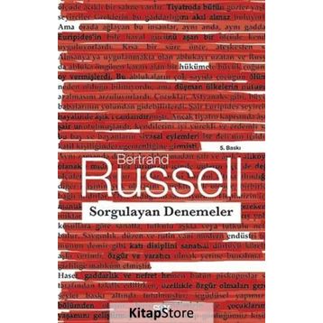 SORGULAYAN DENEMELER - BERTRAND RUSSELL