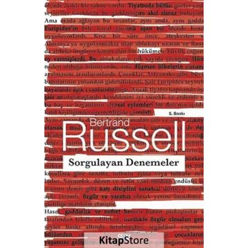 SORGULAYAN DENEMELER - BERTRAND RUSSELL