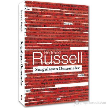 SORGULAYAN DENEMELER - BERTRAND RUSSELL
