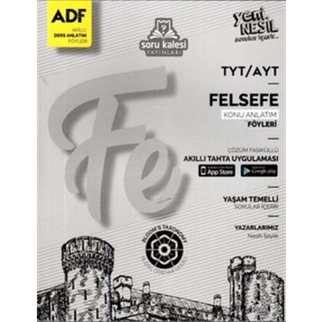 Soru Kalesi TYT AYT Felsefe Çek Kopart Akıllı Konu Anlatım Föyü