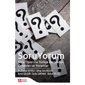 Soru Yorum - Komisyon - Pegem Yayınları