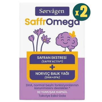 Sorvagen SaffrOmega 2x30 Kapsül Balık Yağı