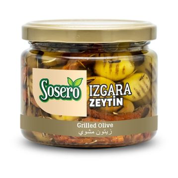 Sosero 290 gr Cam Kavanoz Izgara Zeytin