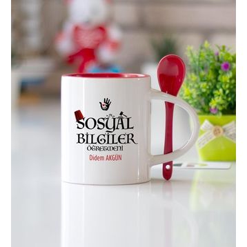 Sosyal Bilgiler Öğretmeni Kupa Bardak