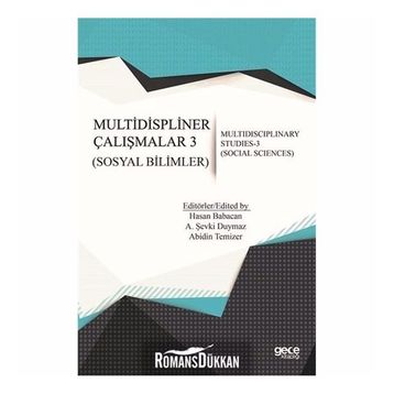 Sosyal Bilimler - Multidispliner Çalışmalar 3 - Kolektif
