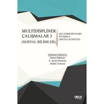 Sosyal Bilimler - Multidispliner Çalışmalar 3 - Kolektif