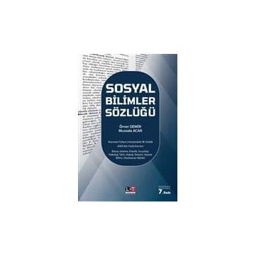 SOSYAL BILIMLER SÖZLÜĞÜ - ÖMER DEMIR; MUSTAFA ACAR