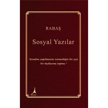 Sosyal Yazılar - Rabaş
