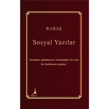 Sosyal Yazılar - Rabaş