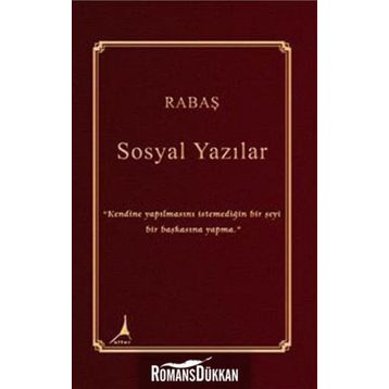 Sosyal Yazılar - Rabaş