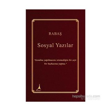 Sosyal Yazılar - Rabaş