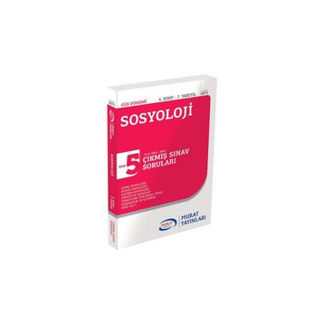 Sosyoloji 4. Sınıf 7. Yarıyıl Çıkmış Sınav Soruları Kod 6073 - kollektif