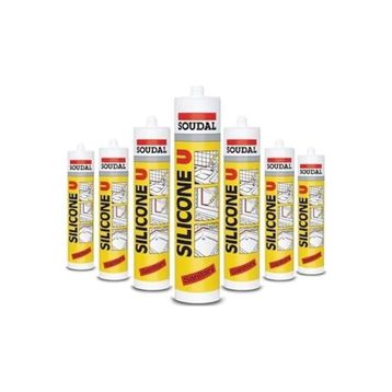 Soudal 1757 280gr 30 Adet Şeffaf Silikon