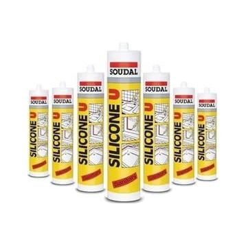 Soudal 1757 280gr 30 Adet Şeffaf Silikon