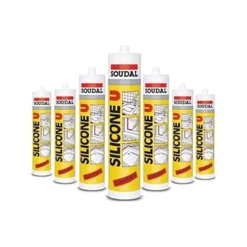 Soudal 1757 280gr 30 Adet Şeffaf Silikon