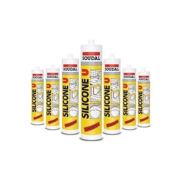 Soudal 1757 280gr 30 Adet Şeffaf Silikon