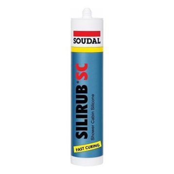 Soudal 280 ml Şeffaf Silibrub Sc Duşakabin Silikon