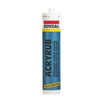 Soudal Acryrub 310 ml Antrasit Silikonize Mastik