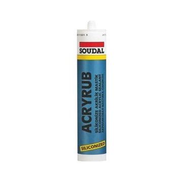 Soudal Acryrub 310 ml Antrasit Silikonize Mastik