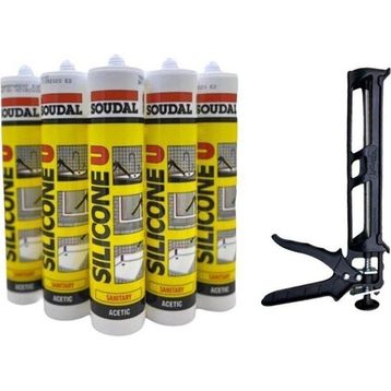 Soudal Şeffaf 280 ml 5'li Set Silikon