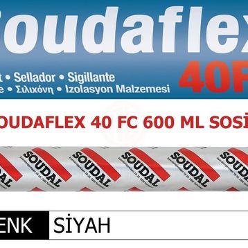 Soudal Soudaflex 40FC Siyah 600 ml Sosis