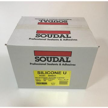 Soudal U 280 gr Şeffaf 30'lu Koli Silikon