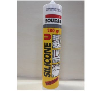 Soudal U 280 gr Şeffaf Silikon