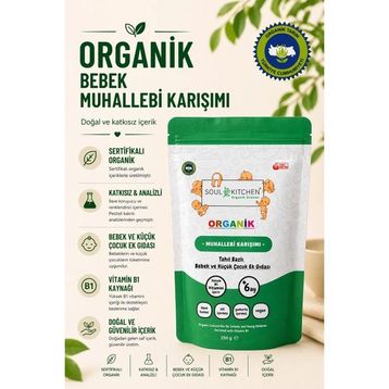 Soul Kitchen Organik Muhallebi B1 Vitaminli Tahıl Bazlı 250 gr Bebek Ek Gıda