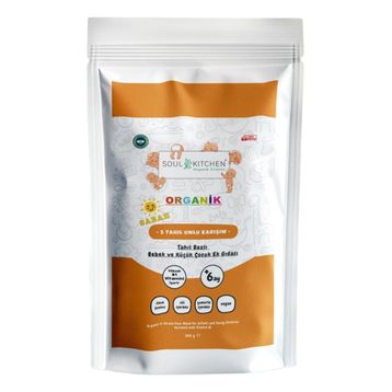 Soul Kitchen Organik Tahıl Bazlı B1 Vitaminli 5 Tahıl Unlu Karışım 250 gr Sabah Maması