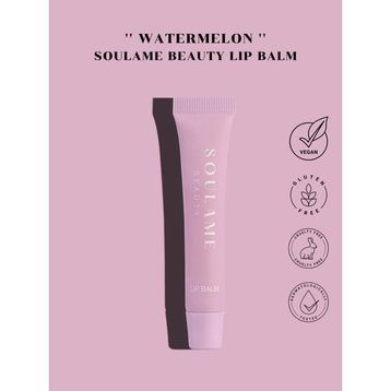 Soulame Beauty Lıp Balm - Ekstra Parlak Karpuz Aromalı Dudak Parlatıcısı - Pembe
