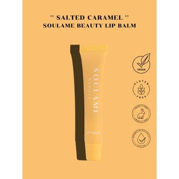 Soulame Beauty Lıp Balm-Ekstra Parlak Tuzlu Karamel Aromalı Dudak Parlatıcısı - Turuncu