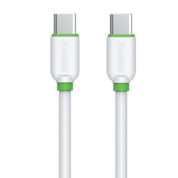 Soultech Dk061B Type-C 3A Comfort Plus Beyaz Şarj ve Data Kablosu
