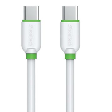 Soultech Dk061B Type-C 3A Comfort Plus Beyaz Şarj ve Data Kablosu