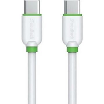 Soultech Dk061B Type-C 3A Comfort Plus Beyaz Şarj ve Data Kablosu
