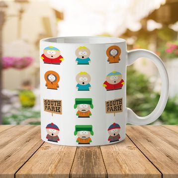 South Park Karakterler Kupa Bardak