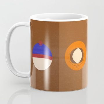 South Park Karakterler Kupa Bardak
